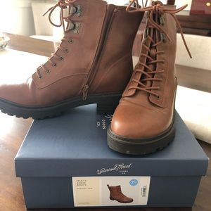 Universal Thread, size 7.5, Marta Ankle Boots, cognac color